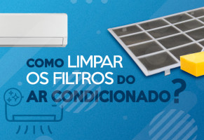 Como limpar os filtros do ar condicionado?