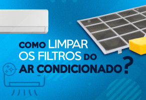 Como limpar os filtros do ar condicionado?